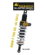 Touratech Suspension shock absorber for BMW F700GS from 2013 type Level2/ExploreHP