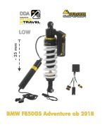 Touratech Suspension Ressort-amortisseur abaissement -25mm pour BMW F850GS Adventure à partir de 2018 DDA / Plug & Travel