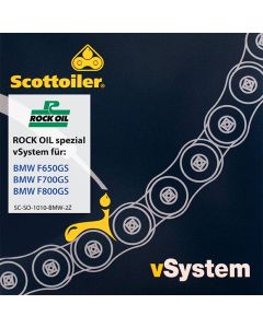 Système de graissage de chaîne Scottoiler vSystem, pour BMW F650GS / F700GS / F800GS (2008-2016)